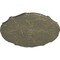 Ekena Millwork Pompeii Ceiling Medallion (Fits Canopies up to 2"), 18 7/8"OD x 1 1/2"P, Witch Hazel Crackle CM18POWHC - alternate 3